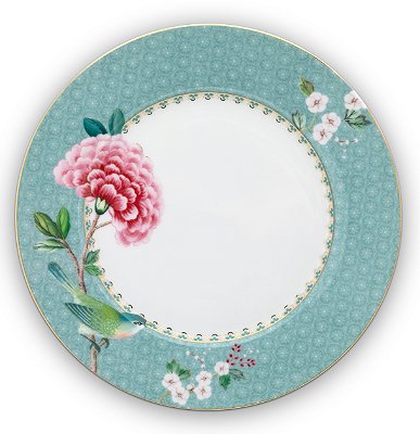 Prato de Sobremesa Azul - Blushing Birds