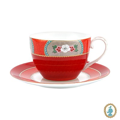 Xícara de Chá Vermelho - Blushing Birds