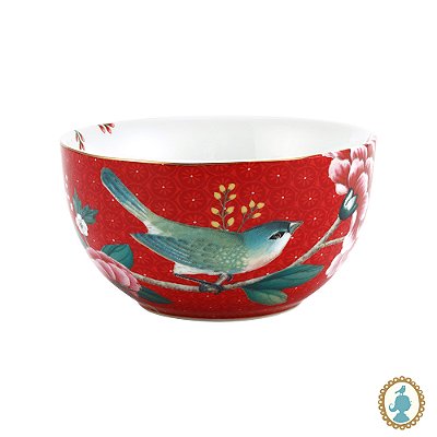 Tigela 12 Vermelho - Blushing Birds