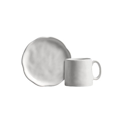 Xícaras de café brancas Marina