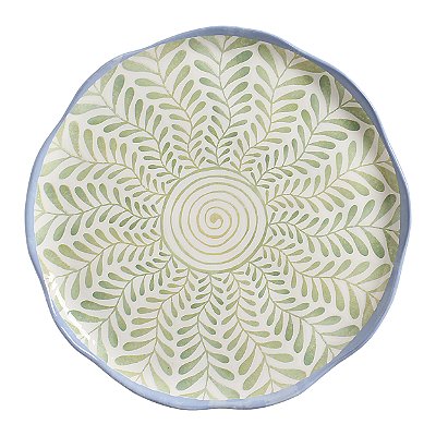 Sousplat verde Espiral