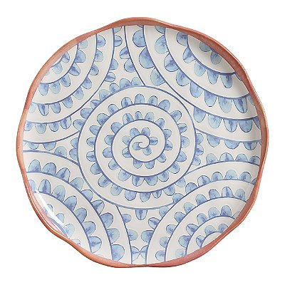 Sousplat azul Espiral