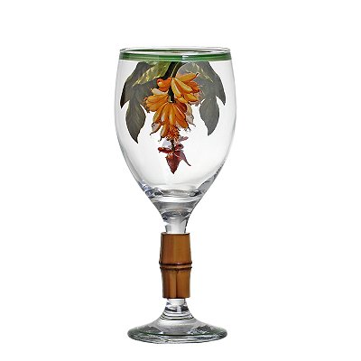 TAÇA DE VINHO BANANA C/ BAMBU