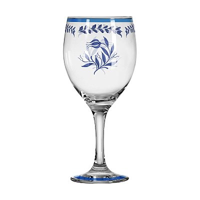 TAÇA DE AGUA COLORFUL HANDMADE AZUL