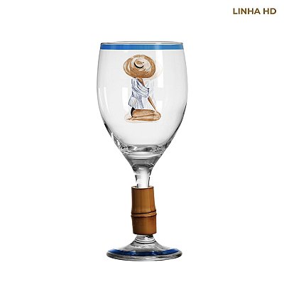 TAÇAS DE VINHO LE CLUB GRECIA C/BAMBU