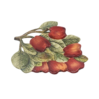 PETISQUEIRA DE MAÇA COM FOLHAS