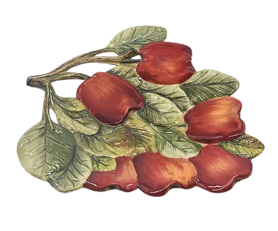 PETISQUEIRA DE MAÇÃ COM FOLHAS