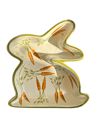 Petisqueira de coelho com cenourinhas