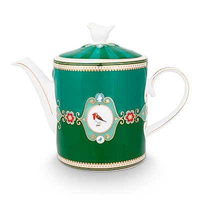 Bule Medallion Esmeralda/Verde - Love Birds