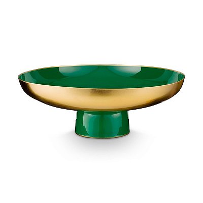 Bandeja Baixa Metal Esmeralda - Home Accessories