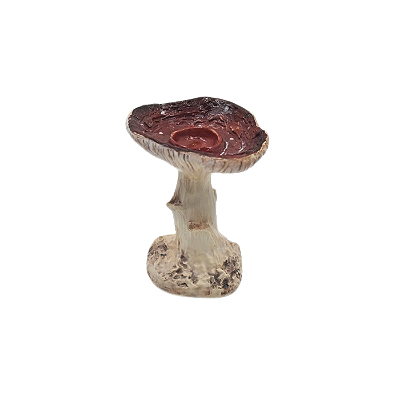 PORTA VELA COGUMELO VERMELHO P