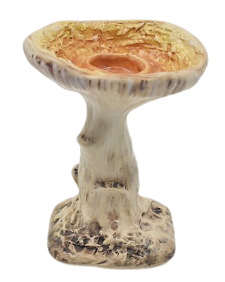 PORTA VELA COGUMELO AMARELO P