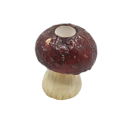 MINI VASO COGUMELO VERMELHO P