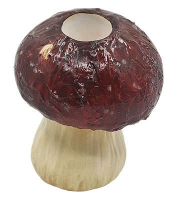 MINI VASO COGUMELO VERMELHO P