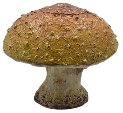 Luminária de led Cogumelo amarelo