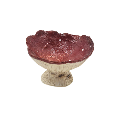 Petisqueira funda de Cogumelo vermelho P
