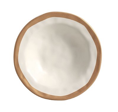 PRATOS FUNDOS BEGE C/ FILETE AMASSADO