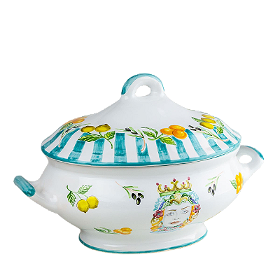 Centro de mesa oval Bella Siciliana