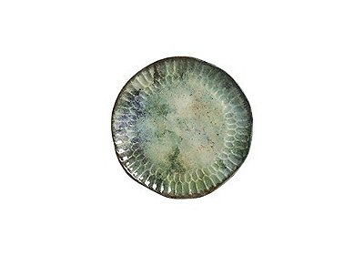 PRATOS SOBREMESA BORDA OREON GREEN