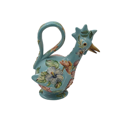 GALINHA ESTILIZADA P CHITA MARIA TURQUESA