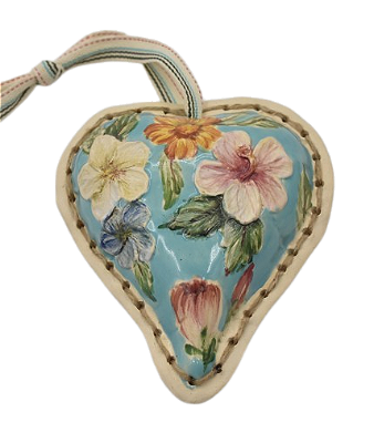 CORAÇÃO CHITA MARIA TURQUESA