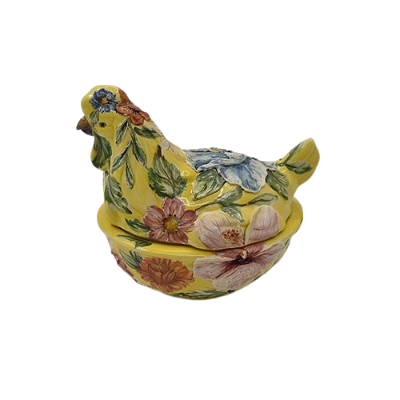 GALINHA P CHITA MARIA AMARELA COM TAMPA