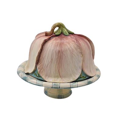 BOLEIRA P COM RELEVO DE HIBISCO