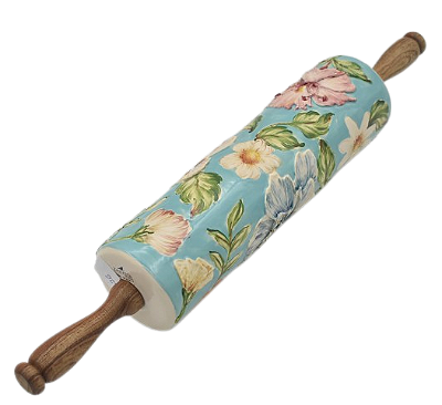 ROLO DE MACARRÃO COM RELEVO CHITA MARIA TURQUESA