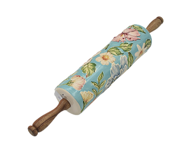 ROLO DE MACARRÃO COM RELEVO CHITA MARIA TURQUESA