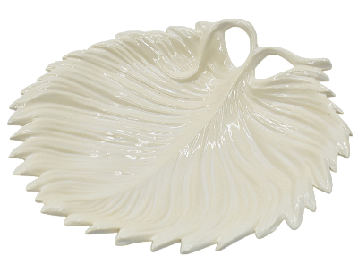 Prato de pão Videiras off white