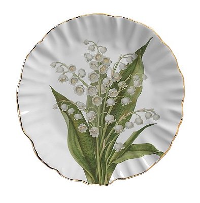 PRATO SOBREMESA LILY OF THE VALEY