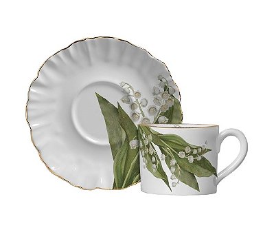 XICARAS DE CHÁ LILY OF THE VALEY C/ PIRES