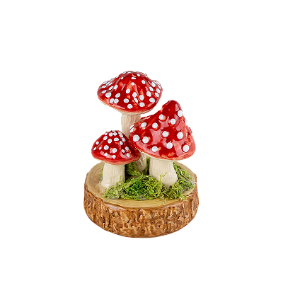COGUMELO TRONCO TRIO VERMELHO
