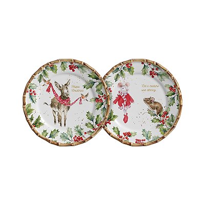 PRATOS SOBREMESA CHRISTMAS CHEERS