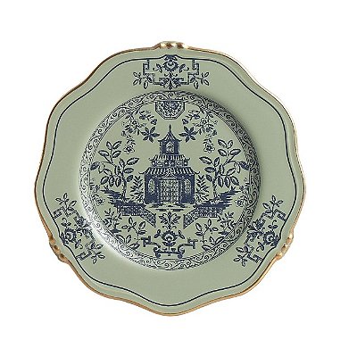 PRATOS SOBREMESA MANDARIM VERDE