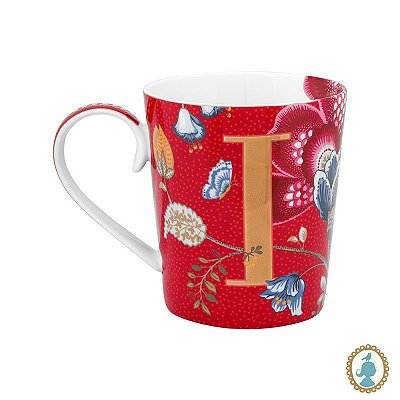 Caneca Vermelho "I" - Alphabet Mugs