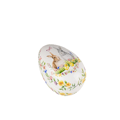 OVO PQ DEITADO PASCOA GARDEN