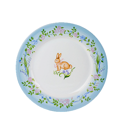 PRATOS RASOS JARDIM FLORIDO AZUL