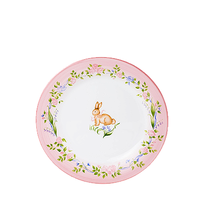 PRATOS SOBREMESA JARDIM FLORIDO ROSA