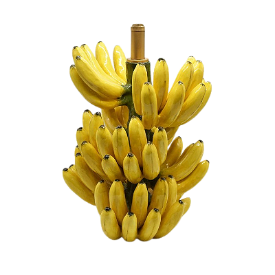 BASE DE ABAJUR DE BANANA