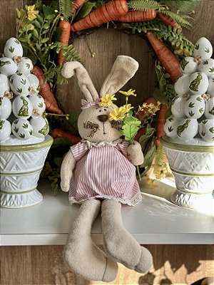 COELHA COM FLORZINHAS