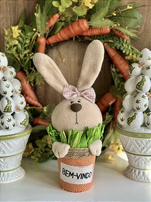 COELHO NO VASO BEM VINDO