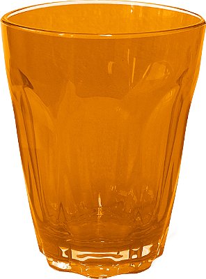 Copo de acrílico laranja ACQUA
