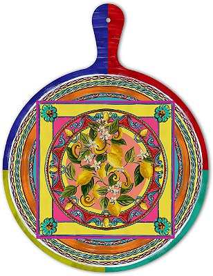 ORTIGIA Tábua grande redonda melamina