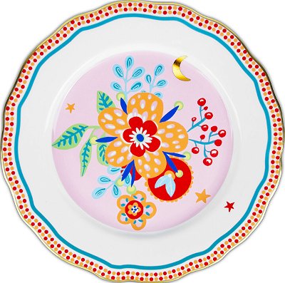 MAMMA MIA Prato raso buquet de flores