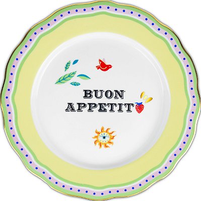 MAMMA MIA Prato raso buon appetito