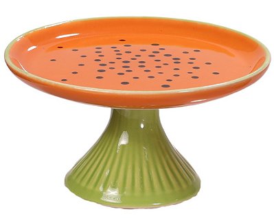 PRATO DE BOLO M DE MAMÃO TUTTI-FRUTTI