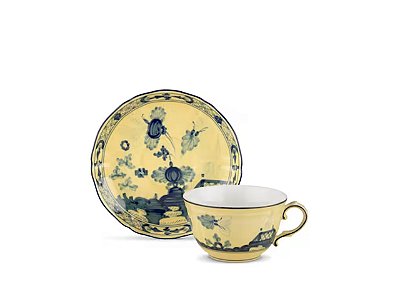 XÍCARA DE CHÁ ORIENTE ITALINO CITRINO GINORI 1735