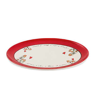 TRAVESSA OVAL VERMELHO LE CASETTE