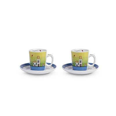 SET 2 XÍCARA ESPRESSO/PIRES AZUL LE CASETTE